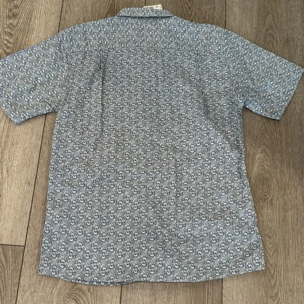 Patagonia Back Step S/S Shirt Mens Small NWT Mountain Breeze/Still Blue Outdoors - Picture 6 of 6